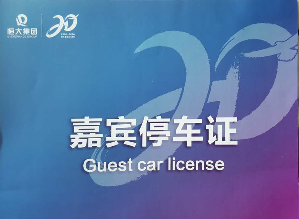 恒大20周年庆典指定用车单元